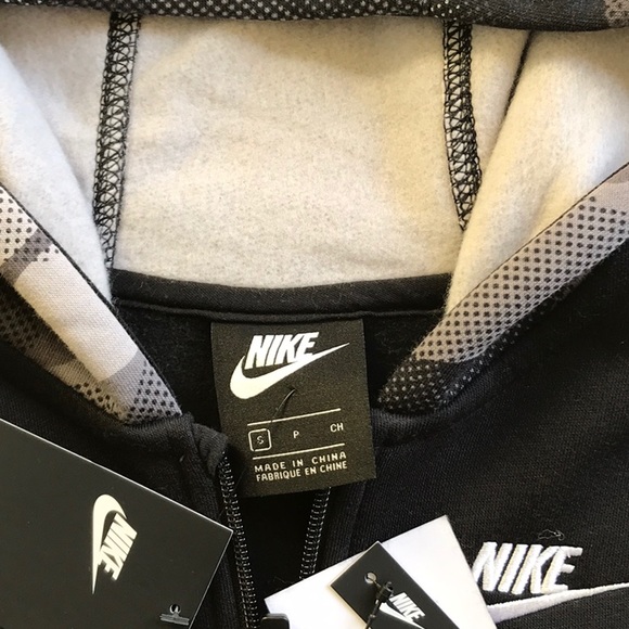 NIKE BOYS’ SIZE YSM FLEECE CAMO FULL ZIP HOODIE - Picture 7 of 7